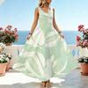 Women's Summer Sleeveless Floral Lightweight Flowy Maxi Dress,Versatile for Work,Beach & Casual