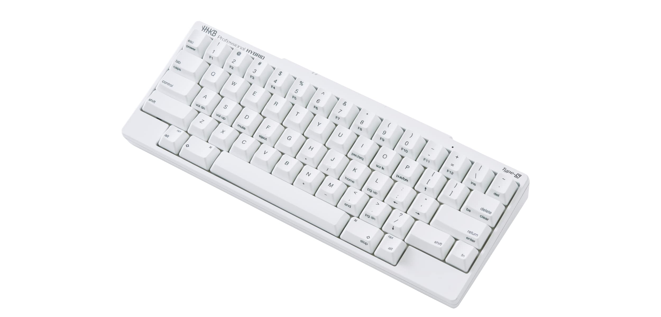 

PFU Keyboard HHKB Professional HYBRID English Type-S Layout/Snow