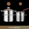 Ruhan Stainless Steel Small Fryer Pot with Basket