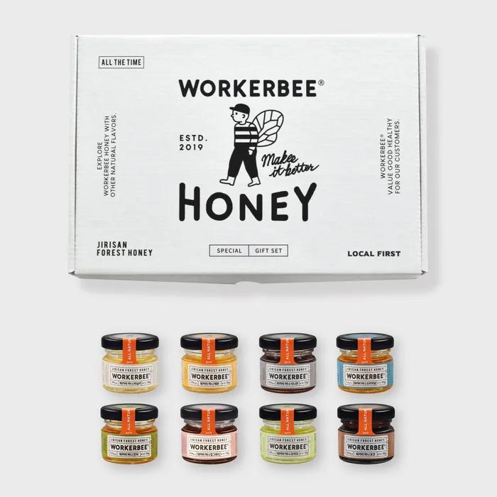 [Honiggeschenk] Walkerbee Geschenkset im Mini-Glas (8 Stück)