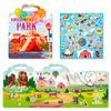 Children'S Playground Facilities Cognitive Concentration Cultivation Quiet Book Portable Jelly Sticker Book