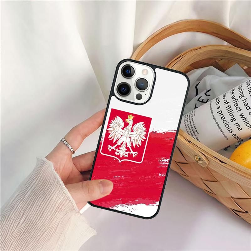 Poland Polish Flag Mobile Celular Phone Cases for iPhone 17 Air 16 15 14 12 13 PLUS 11 PRO MAX Coque Fundas Coque