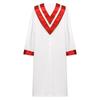 Unisex Adult Choir Robe V Shape Stole Church Chorus Performance Costume Traditional Gown