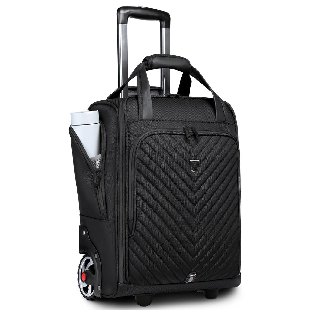 Laptop Bag Business Trolley Bags Carry-On Underseat Airlines Luggage Travel Bag With Wheels Women Men Briefcase 18 Inch Softside