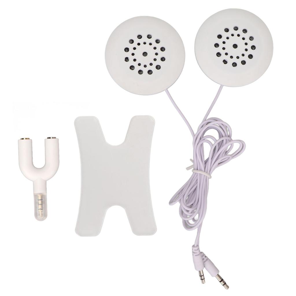 Prenatal Belly Headphones Music Splitter Women Pregnancy Belly Speakers for Fetal Education White