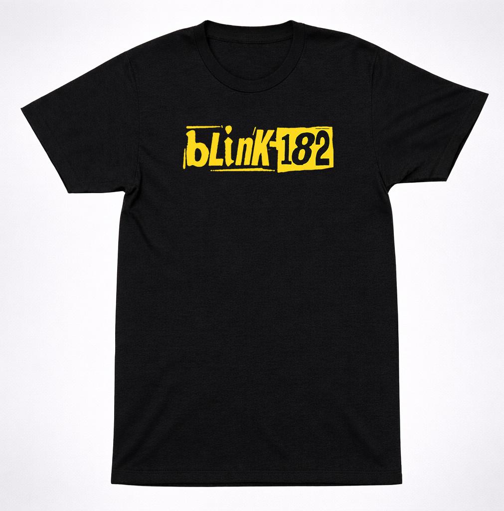 Blink-182 Warped Tour travis barker Classic Logo T-Shirt Pop Punk Band Tee S разноцветный