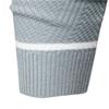 Men’s Euro Fit Striped Colorblock Crew Neck Pullover Sweater