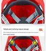 ABS Three-Rib Construction Safety Helmet: Breathable, Anti-Smash, Insulated, National Standard Certified for Summer Workers.