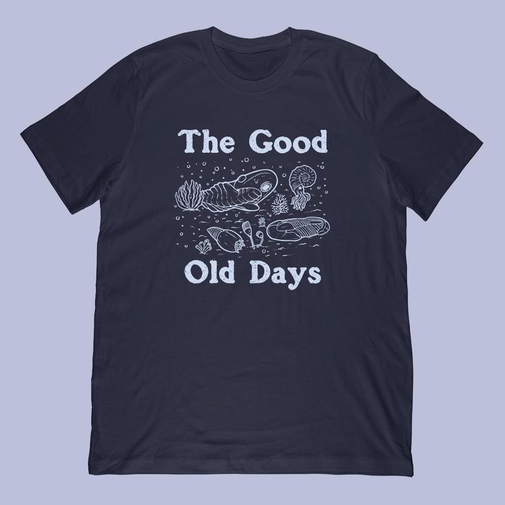 The Good Old Days | Funny Fossil T-shirt