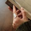 Xiaomi 925 Sterling Silver Rings for Women Couple Minimalist Handmade Simple Round Flower Ring Fine Jewelry Gift Prevent Allergy
