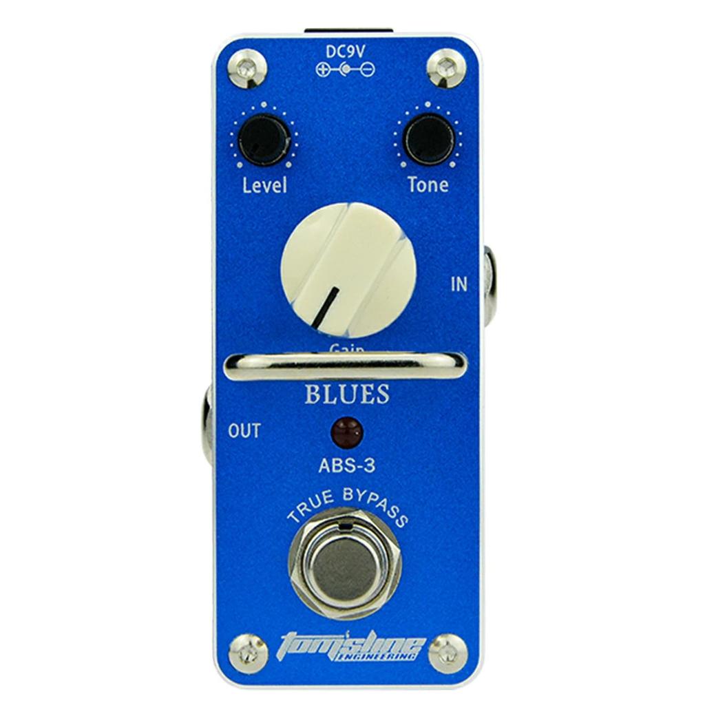 Toms Line Pedal Analogue Mini Effect Pedal Series Overdrive BLUES ABS-3