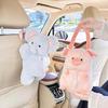 Cartoon Elephant Car Seat Tissue Box Soft Tissue Storage Holder Car Interior Decor