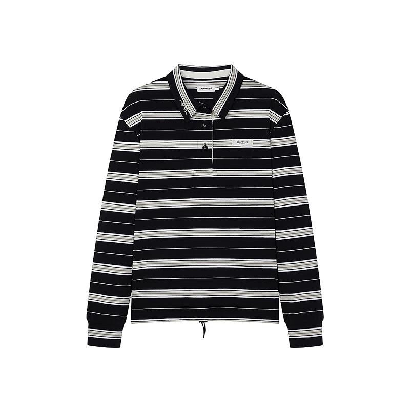Teenie Weenie Bearnova Women's Striped Polo T-Shirt