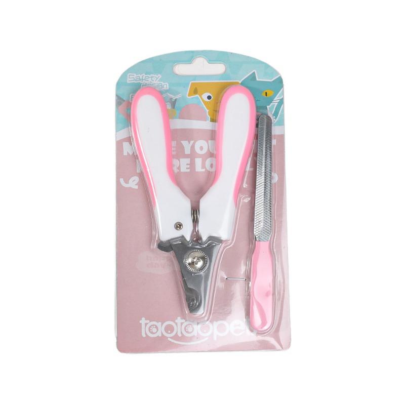 Miao Xin Bao Rabbit Ear Handle Nail Clippers with File, Dog and Cat Alloy Blade Tips, Pet Nail Clippers