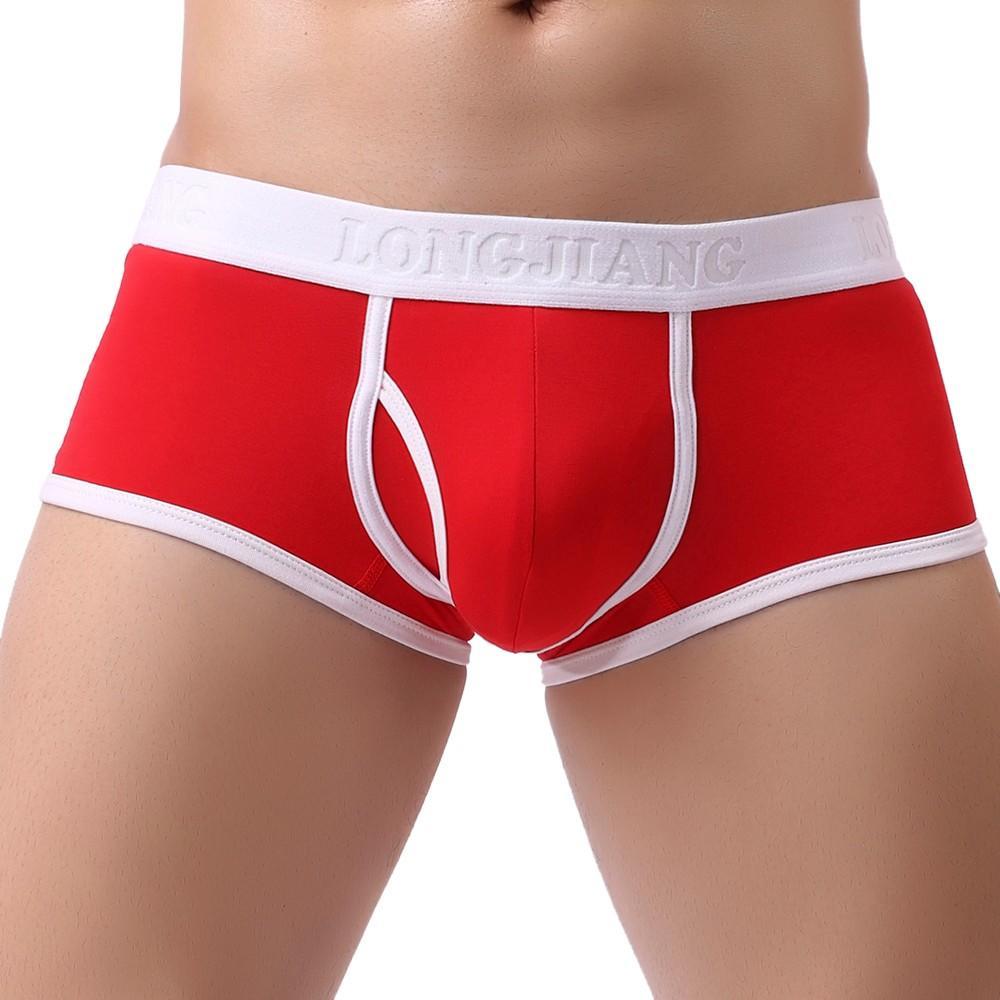Sexy Mens Solid Breathe Underwear Briefs Bulge Pouch Shorts Underpants