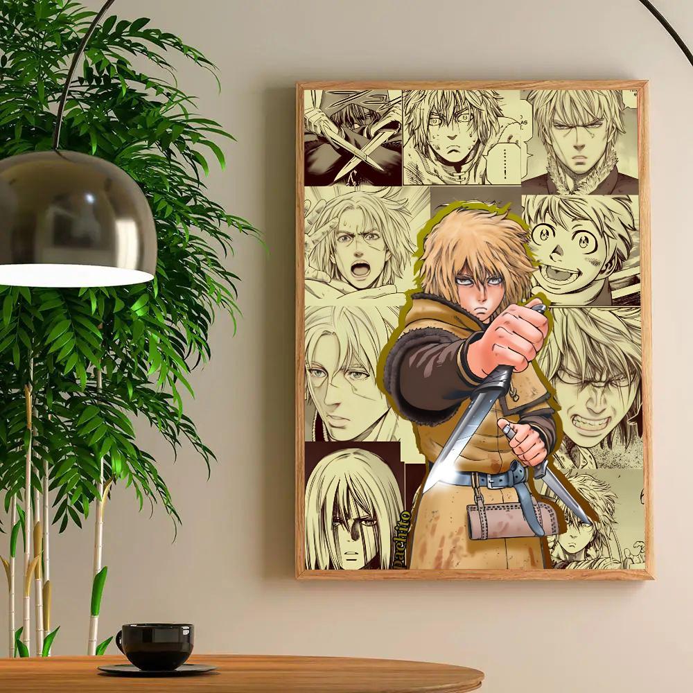 

1pc Hot Classic Retro Japan Anime Vinland Saga Poster HD Posters Home Room Bar Cafe Decor Art Wall Painting Picture 21cm×30cm NoFrame