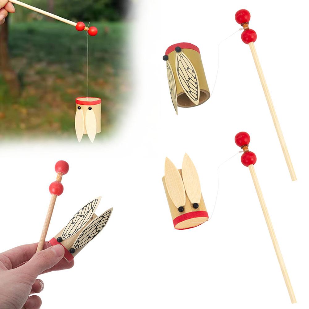 Bamboo Cicada Chirping Toy Handmade Toy Gift For Kids I1Q2