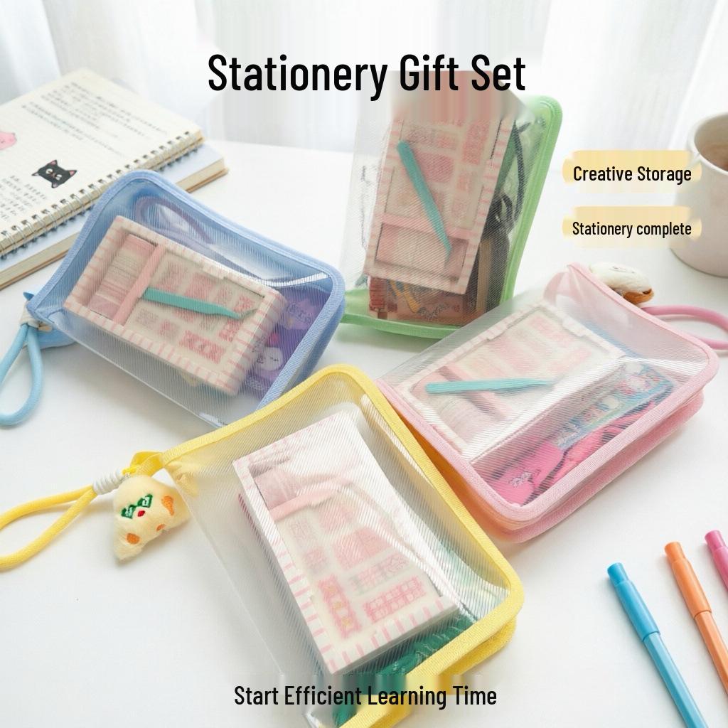 Creative Kids  Stationery Gift Set - Includes Pouch, Planner & School Supplies розовый