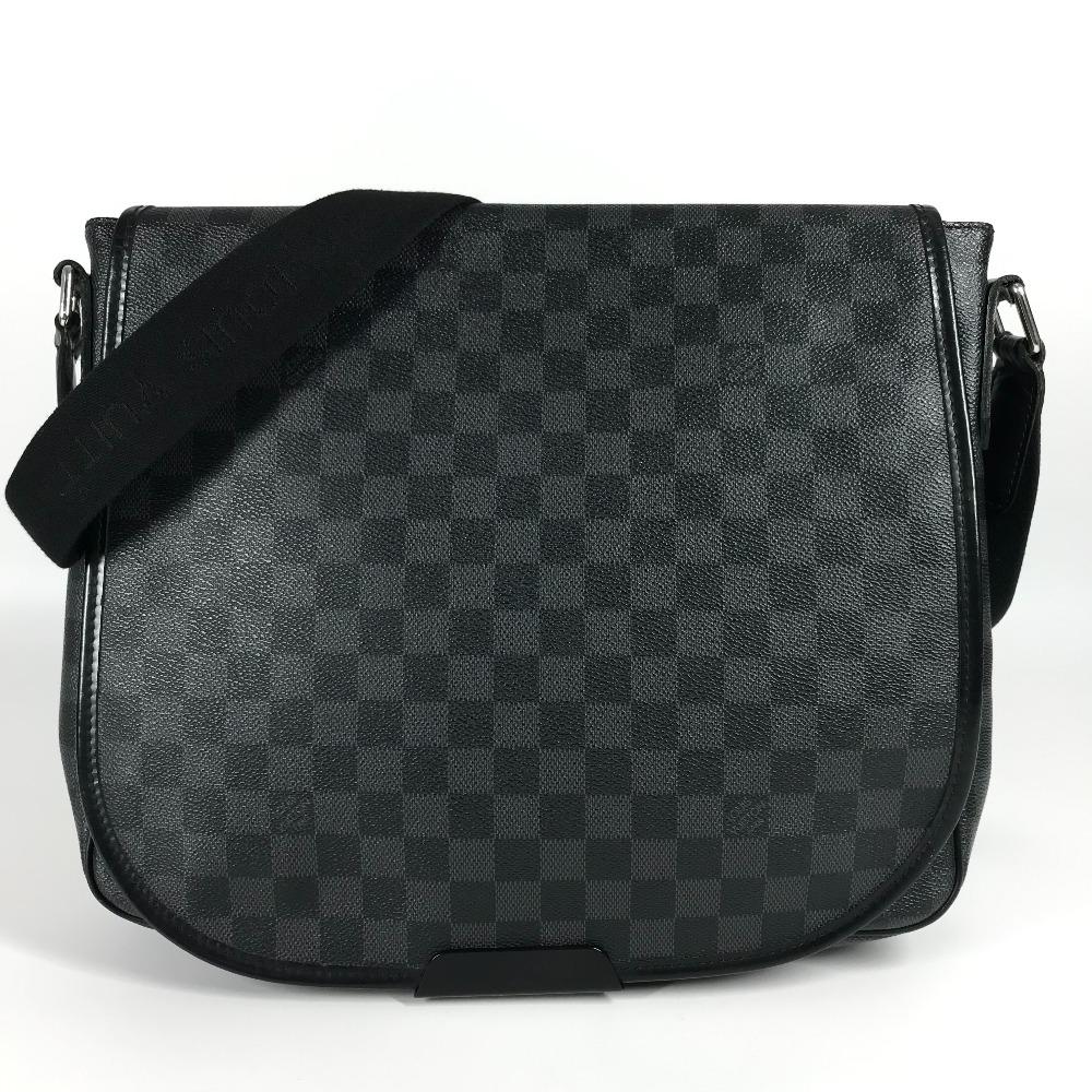 Louis Vuitton N58029 Damier Graphite Daniel MM Daniel MM Messenger Shoulder Bag