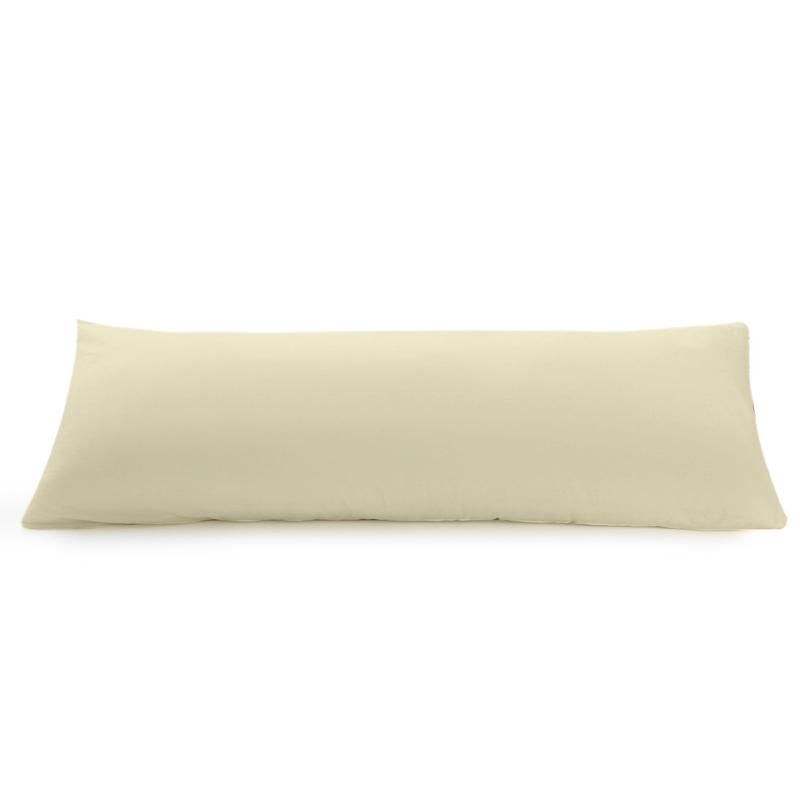 51*137cm Long Body Pillowcase Ultra Soft Cotton Pillow Case Solid Color Long Lovers Wedding Pillowcases Decorative Throw Pillow