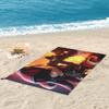 Shadow The Hedgehog Beach Towel Soft Microfiber Quick Dry Absorbent Quick Towels For Pool