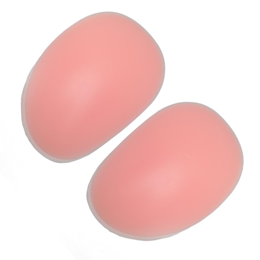 1 Par Silikon Rumpkuddar Tunna Kanter Avtagbar Vaddering Rumpinlägg för Kvinnor Rosa