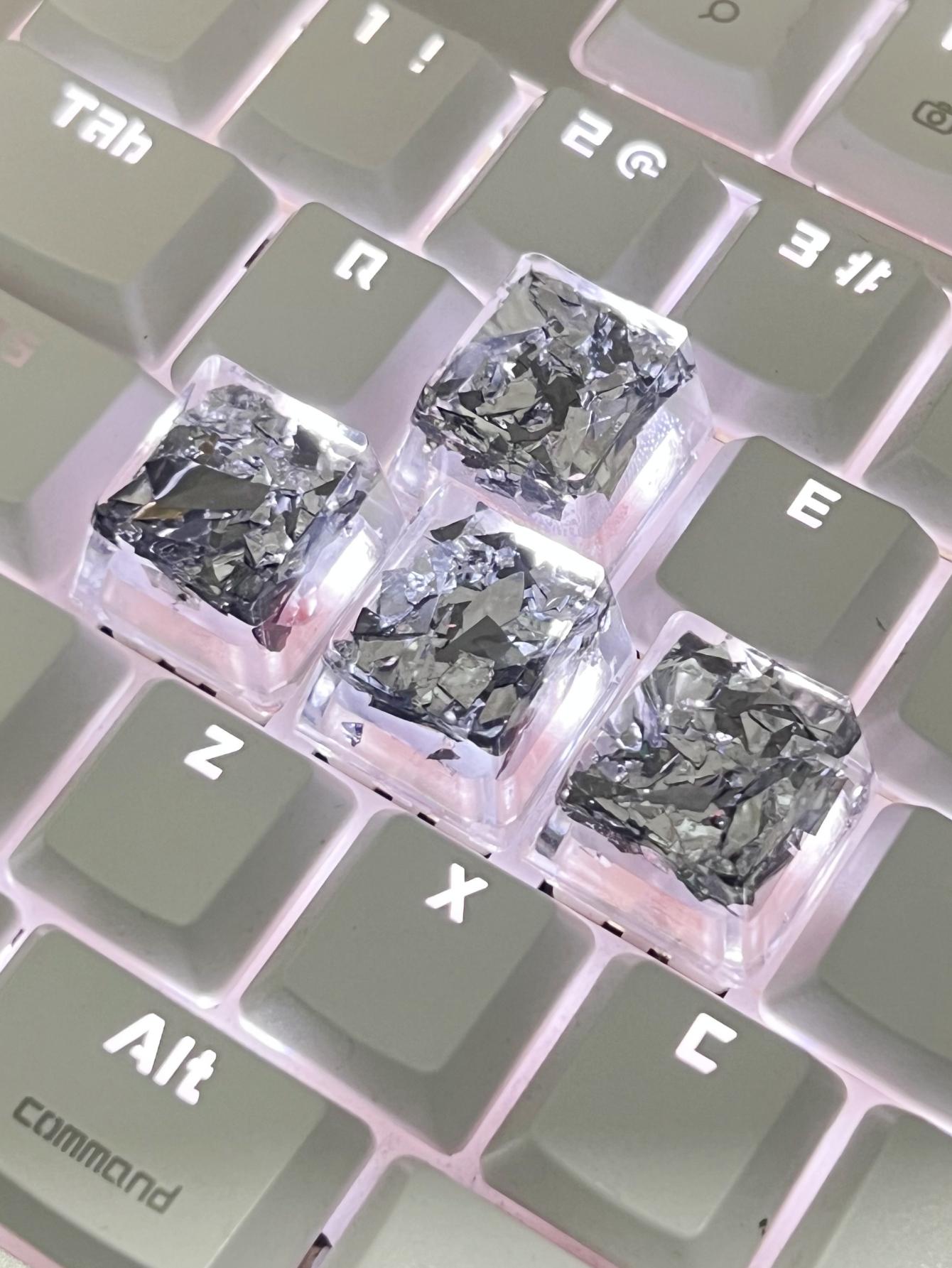 4 шт. Высококачественные Горячие Продажи Разноцветные Полупрозрачные Колпачки для Клавиш Механической Клавиатуры с Крестообразным Штоком колпачки колпачки колпачки аниме