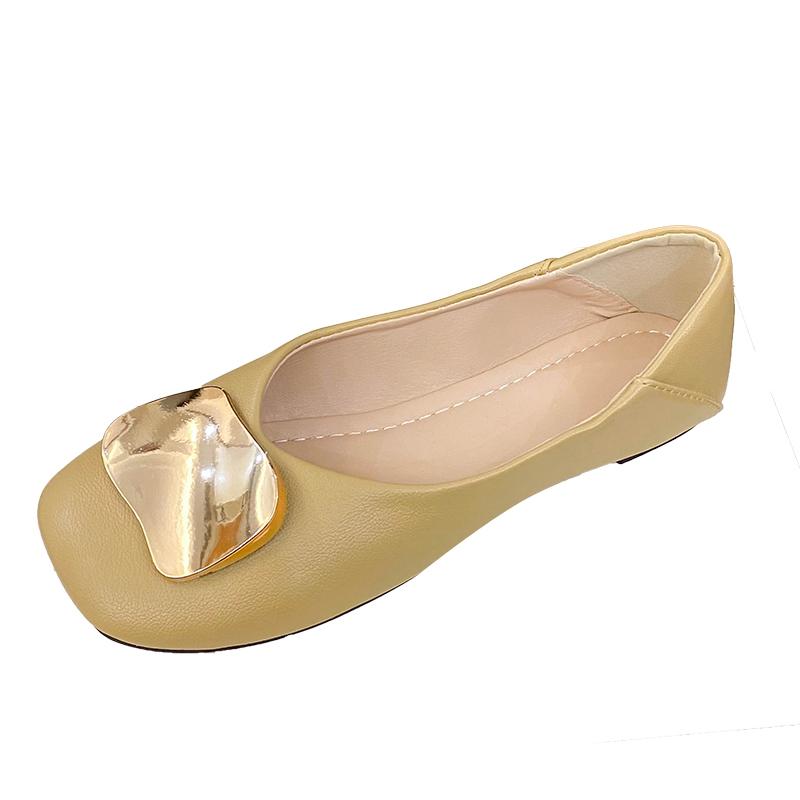 2024 Shoes for Women Slip-on Shallow Mouth Soft Square Toe Casual Women's Sports Shoes Flat Shoes Versatile New Slip-on Summer