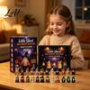 Festive Holiday Decor Halloween Advent Calendar 2026 24 Day Light Up Countdown Box with Car Decoration Pumpkin Ghost Figures Party Decor,