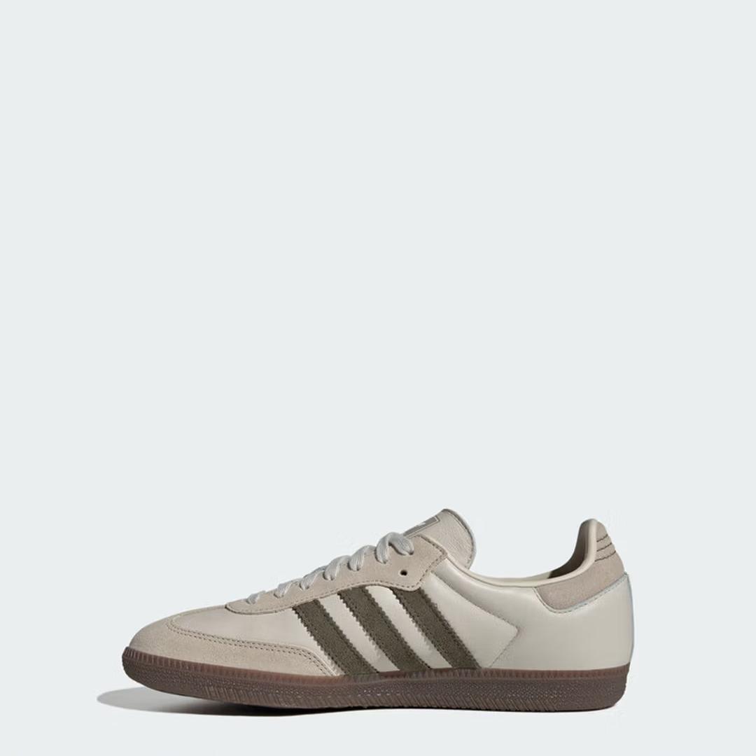 

Adidas Кроссовки с Т-образной головкой Samba OG Классические кроссовки Тренировочные кроссовки Adidas Трилистник JR0893 35.5 темные хаки