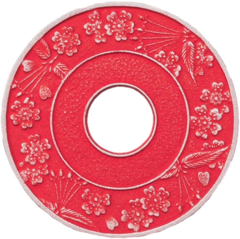 

Чайник Iwachu Круглый Сакура Основание, Большой, Серебристый/Сливово-зеленый, 17304, Чугунное литье Намбу