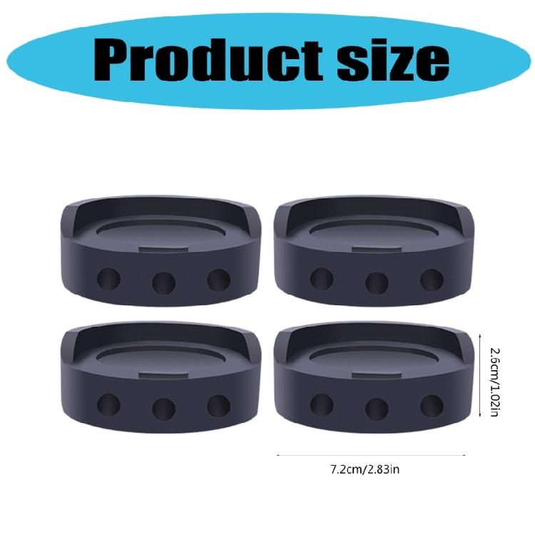Pack of 4 Anti Vibration Washing Machine Pads Perfect for Reducing Noise and Securing Home Appliances Against Scratches