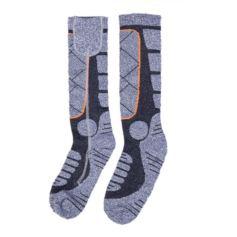 USB Rechargeable Heated Winter Socks for Men & Women - Long Tube, Cold-Proof Design