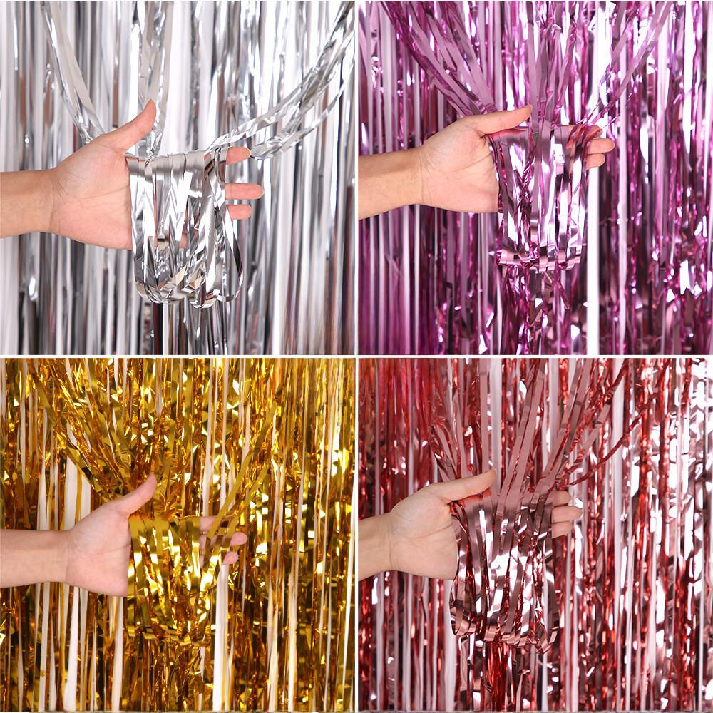 3m Charming Green Reflective Rain Curtain Great For Holiday Celebrations And Parties Theme