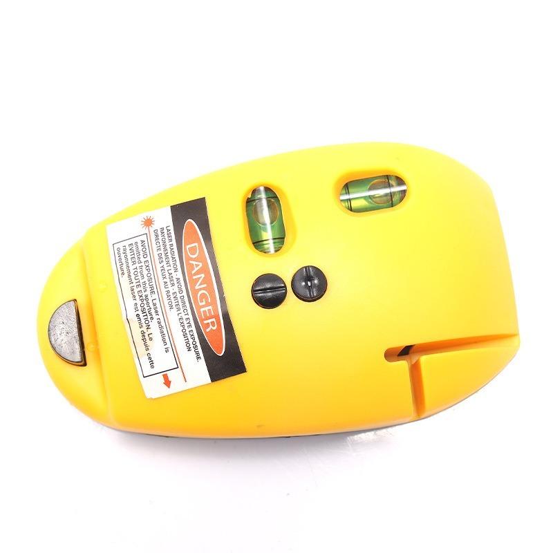 1pc Vertical Mouse Laser Level Infrared Horizontal Line Right Angle Bubble Level Leveling 20M Long Distance 2 Lines Laser Levels