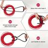 Storage Strap Heavy-Duty Hook and Loop Cord Carrying Strap, Hanger, and Organizer with Handle for Pool Hoses Garden Hoses Cables
