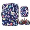 220 Slots Colored Pencil Case, Pen Bag Organizer with Handy Wrap Portable- Multilayer Pencils Case Holder for Kids Girls