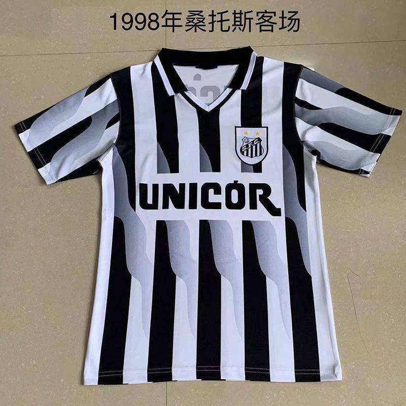 2012/13 Season Neymar No. 11 Basilica Santos Home Jersey 1999-01 Retro Short-sleeved Football Jersey