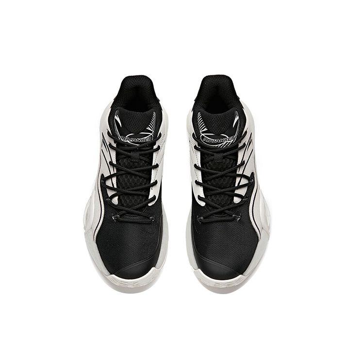 Anta Cement Bubble 1.0 Thompson Low Basketball Shoes Men Sneakers Black White 912121608S-2