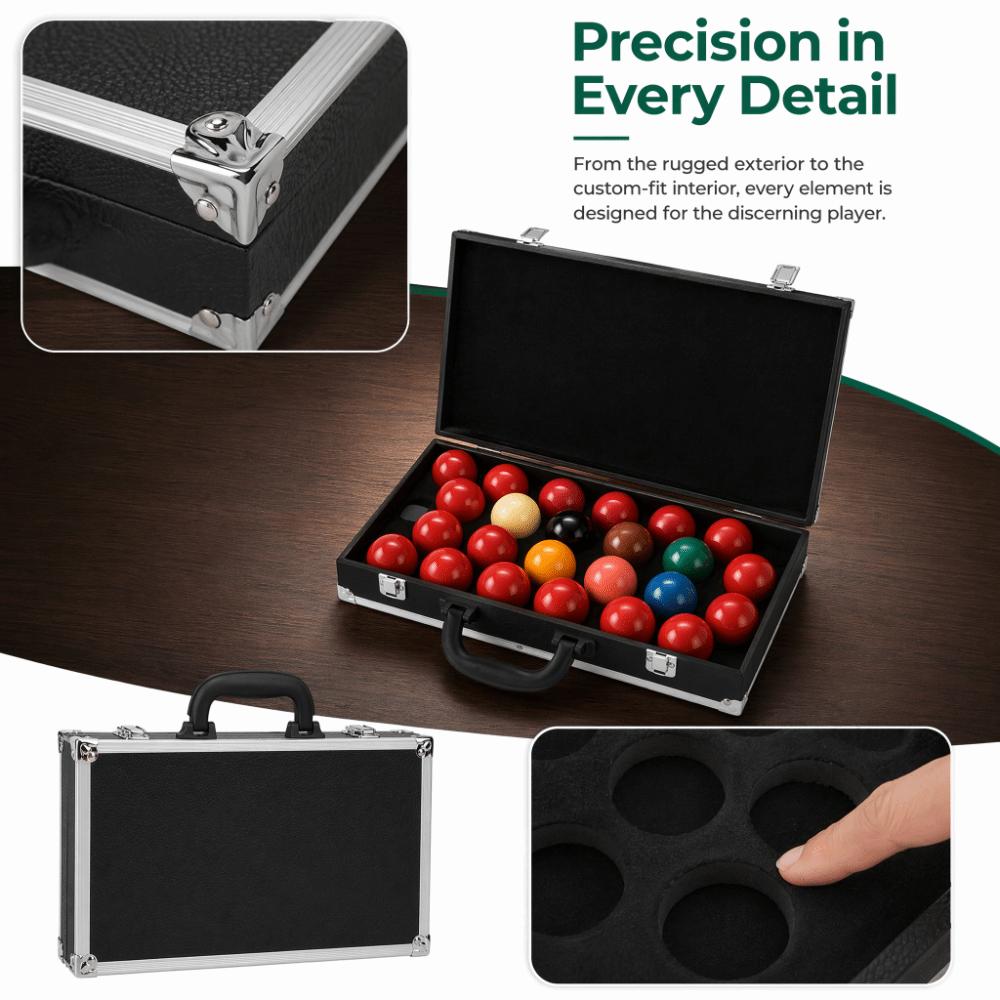 Metal Latches Billiard Ball Storage Box Hard Shell Protective Cover  Snooker Accessory Storage