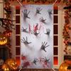 Halloween Front Door Decoration Skull Pumpkin Blood Hand Large Door Cover Banner for Home Happy Halloween Party Decoration 2025