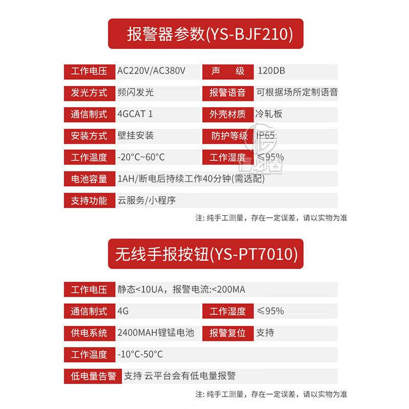 Xinbirui One-Key Fire Sound and Light Alarm System