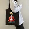 Japan Cartoon Comics One Piece Print Canvas Bag Student Shoulder Bag Tote Bag 0028