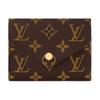 Victorine Series Classic Monogram Coated Canvas And Leather Trim Victoria Wallet Women Wallet Brown Ballet-Pink M62360