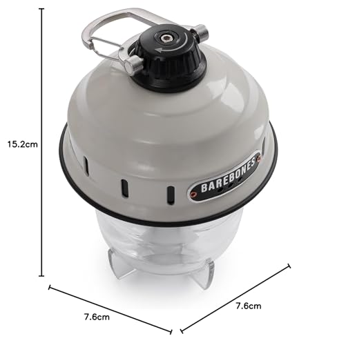 Barebones Beacon Hanging Light, Rechargeable LED Camping Lantern with Dimmable Lighting - Weatherproof Retro Hanging Lantern for Outdoor Adventures an