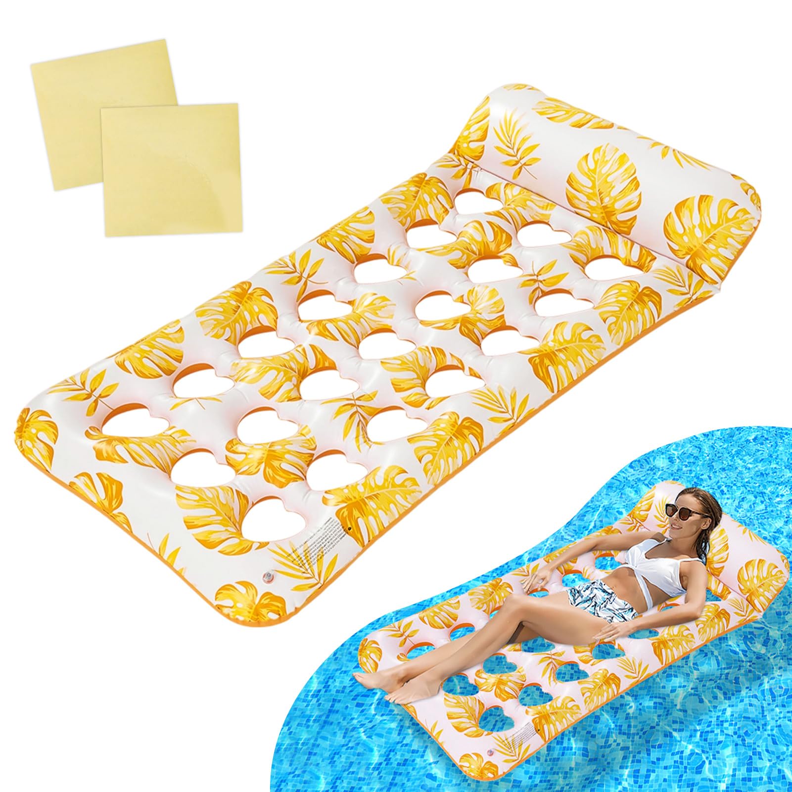 

Взрослый Вода Вода Поплавок Бассейн Вода Надувной Поплавок Плавающий Поставляется с 2 Заплатками для Ремонта Поплавки, Гамак, Коврик, Поплавки, Лодка, Игра, Пляж, Коврик, Кровать,