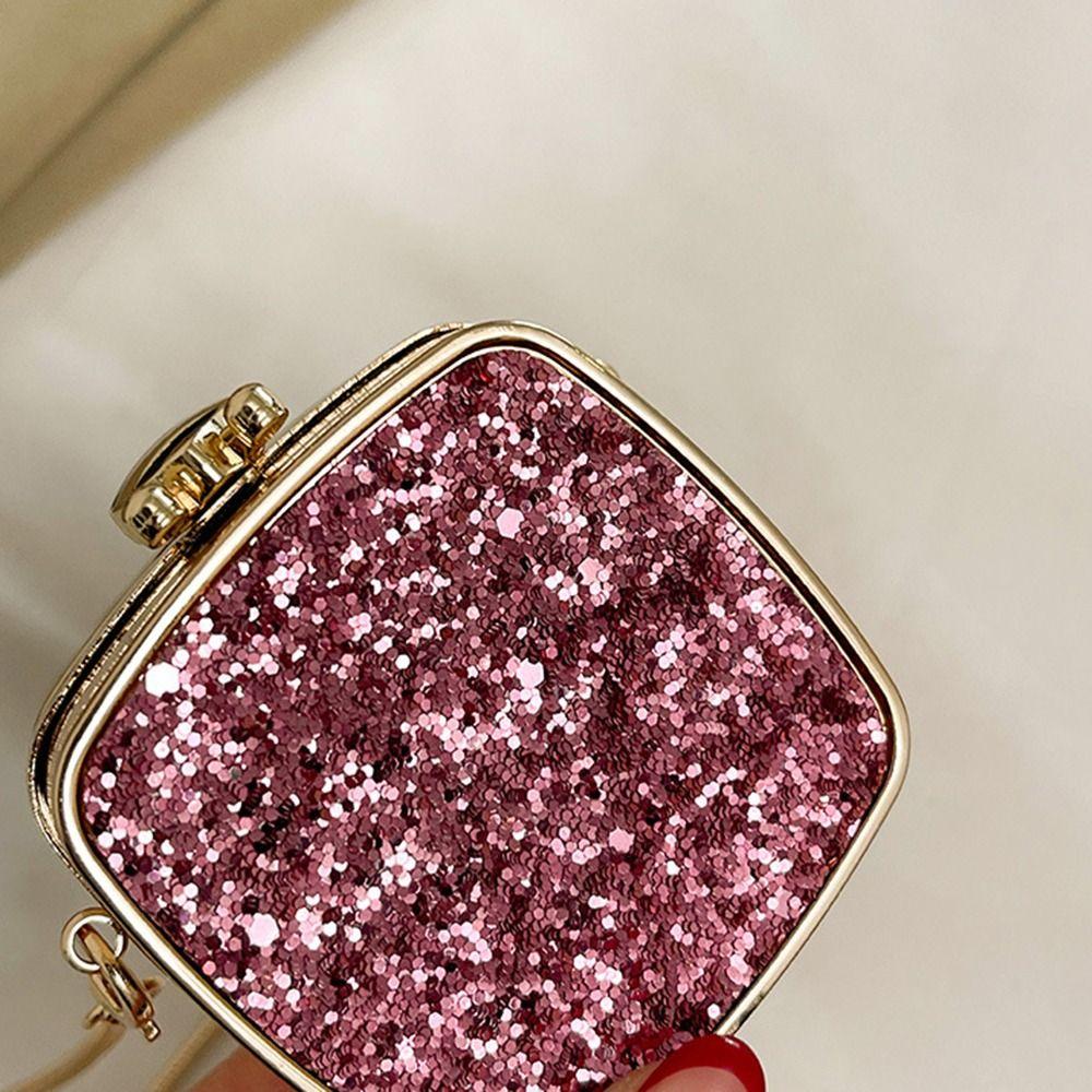 Luxury Mini Clutch Bag Mirror Small Chain Crossbody Bag Fashion Jewelry Bag  Party