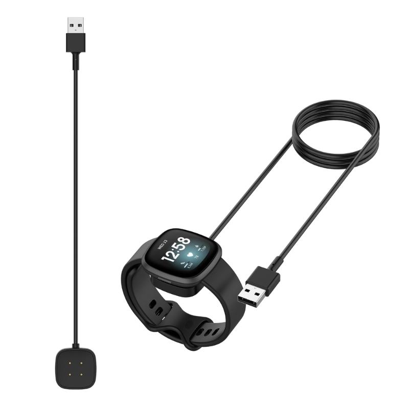 Charger for Versa 3/4 SmartWatch Charging Cable for Sense Magnetic Dock Charging Stand