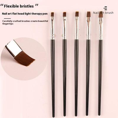 5 Stück Dentalharz Pinselstifte Porzellanzähne Umformen Nylon Zahnmedizin Klebstoff Komposit Zement Werkzeuge Nail Art DIY Malerei