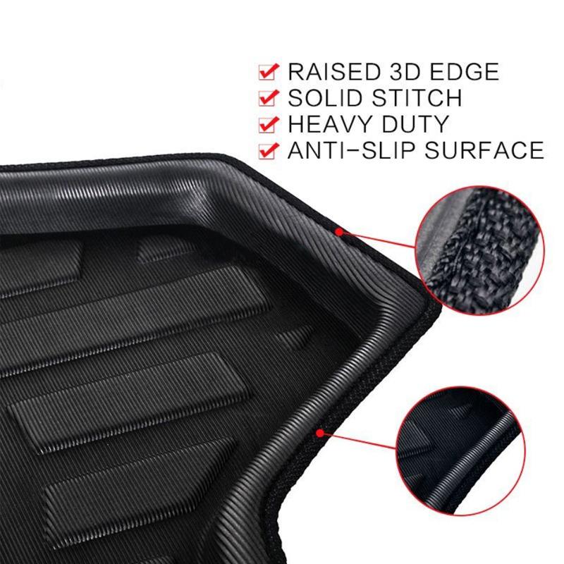 EVA Car Rear Trunk Mat For Peugeot 3008 P84 Accessories MK2 2017 2018- Boot Cargo Liner Tray Trunk Floor Waterproof Carpet